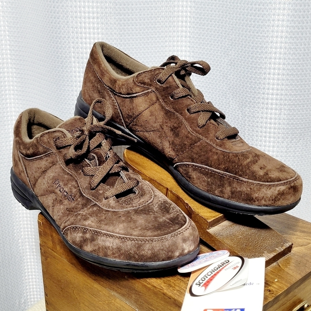 NWT Propet Leather Walking Shock Absorber Shoe Women's Size 10 M